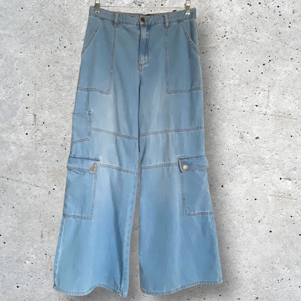 🌹2 x HOST PICK🌹 One 5 One Wide Leg Cargo Jeans